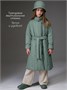 Пальто стёганое демисезонное Amarobaby RUNWAY, оливковый AB-OD26-RUNWAY29/40-122