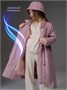 Пальто стёганое демисезонное Amarobaby RUNWAY, пудровый AB-OD26-RUNWAY29/27-122