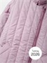 Пальто стёганое демисезонное Amarobaby RUNWAY, пудровый AB-OD26-RUNWAY29/27-122