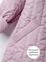 Пальто стёганое демисезонное Amarobaby RUNWAY, пудровый AB-OD26-RUNWAY29/27-122