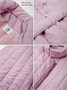 Пальто стёганое демисезонное Amarobaby RUNWAY, пудровый AB-OD26-RUNWAY29/27-122