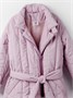 Пальто стёганое демисезонное Amarobaby RUNWAY, пудровый AB-OD26-RUNWAY29/27-122