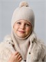 Шапка-балаклава детская вязаная Amarobaby Joy, демисезонная, бежевый AB-OD25-JY16/03-50