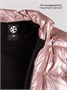 Пальто зимнее для девочки Amarobaby FANCY, пудровый AB-OD25-FANCY29/27-116
