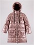 Пальто зимнее для девочки Amarobaby FANCY, пудровый AB-OD25-FANCY29/27-116