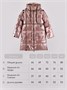 Пальто зимнее для девочки Amarobaby FANCY, пудровый AB-OD25-FANCY29/27-116