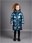 Пальто зимнее для девочки Amarobaby FANCY, синий AB-OD25-FANCY29/20-116