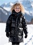 Пальто зимнее для девочки Amarobaby FANCY, черный AB-OD25-FANCY29/09-116