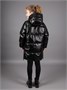 Пальто зимнее для девочки Amarobaby FANCY, черный AB-OD25-FANCY29/09-116