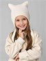 Шапка детская вязаная Amarobaby Meow, демисезонная, молочный AB-OD25-MW16/33-50