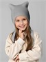 Шапка детская вязаная Amarobaby Meow, демисезонная, серый AB-OD25-MW16/11-50