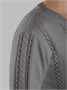 Кардиган Amarobaby Pure Love School Lady, вязаный, серый AB-OD25-PLSL1901/11-122