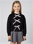 Кардиган Amarobaby Pure Love School Lady, вязаный, черный AB-OD25-PLSL1901/09-122