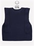 Жилет Amarobaby Pure Love School Elite, вязаный, синий AB-OD25-PLSEL1001/20-122