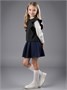Жилет Amarobaby Pure Love School Elite, вязаный, черный AB-OD25-PLSEL1001/09-122