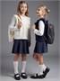 Жилет Amarobaby Pure Love School Elite, вязаный, черный AB-OD25-PLSEL1001/09-122