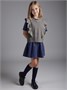 Жилет Amarobaby Pure Love School Elite, вязаный, серый AB-OD25-PLSEL1001/11-122