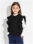 Жилет Amarobaby Pure Love School Vogue, вязаный, черный AB-OD25-PLSVG1001/09-122