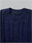 Жилет Amarobaby Pure Love School Vogue, вязаный, синий AB-OD25-PLSVG1001/20-122