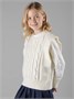 Жилет Amarobaby Pure Love School Vogue, вязаный, молочный AB-OD25-PLSVG1001/33-122