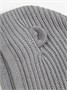 Шапка шлем с ушками мишки детская Amarobaby Pure Love Snug вязаная, серый AB-OD24-PLS16/11-44