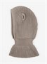 Шапка шлем с ушками мишки детская Amarobaby Pure Love Snug вязаная, коричневый AB-OD24-PLS16/12-44
