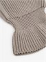 Шапка шлем с ушками мишки детская Amarobaby Pure Love Snug вязаная, коричневый AB-OD24-PLS16/12-44