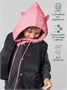 Шапка капор с ушками кошки детская Amarobaby Pure Love Kitty вязаная, розовый AB-OD24-PLK16/06-50