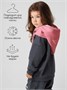 Шапка капор с ушками кошки детская Amarobaby Pure Love Kitty вязаная, розовый AB-OD24-PLK16/06-50