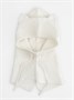 Шапка капор с ушками кошки детская Amarobaby Pure Love Kitty вязаная, молочный AB-OD24-PLK16/33-50