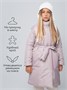Пальто зимнее для девочек AmaroBaby SNUGGLY, пудровый AB-OD24-SNUGGLY29/27-122