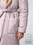 Пальто зимнее для девочек AmaroBaby SNUGGLY, пудровый AB-OD24-SNUGGLY29/27-122
