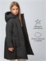 Пальто зимнее для девочек AmaroBaby SNUGGLY, черный AB-OD24-SNUGGLY29/09-122