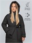 Пальто зимнее для девочек AmaroBaby SNUGGLY, черный AB-OD24-SNUGGLY29/09-122