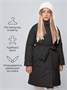 Пальто зимнее для девочек AmaroBaby SNUGGLY, черный AB-OD24-SNUGGLY29/09-122