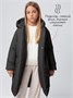 Пальто зимнее для девочек AmaroBaby SNUGGLY, черный AB-OD24-SNUGGLY29/09-122