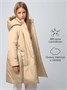 Пальто зимнее для девочек AmaroBaby SNUGGLY, бежевый AB-OD24-SNUGGLY29/03-122