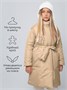 Пальто зимнее для девочек AmaroBaby SNUGGLY, бежевый AB-OD24-SNUGGLY29/03-122
