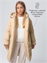 Пальто зимнее для девочек AmaroBaby SNUGGLY, бежевый AB-OD24-SNUGGLY29/03-122