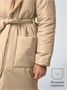 Пальто зимнее для девочек AmaroBaby SNUGGLY, бежевый AB-OD24-SNUGGLY29/03-122
