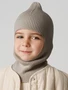 Шапка шлем детская Amarobaby Pure Love Cold вязаная, коричневый AB-OD24-PLC16/12-46