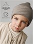 Шапка шлем детская Amarobaby Pure Love Cold вязаная, коричневый AB-OD24-PLC16/12-46