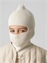 Шапка шлем детская Amarobaby Pure Love Cold вязаная, молочный AB-OD24-PLC16/33-46
