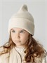 Шапка шлем детская Amarobaby Pure Love Cold вязаная, молочный AB-OD24-PLC16/33-46