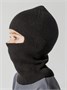 Шапка шлем детская Amarobaby Pure Love Cold вязаная, черный AB-OD24-PLC16/09-46