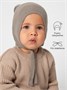 Шапочка детская Amarobaby Pure Love Nice вязаная, коричневый AB-OD23-PLN16/12-38