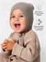 Шапочка детская Amarobaby Pure Love Nice вязаная, коричневый AB-OD23-PLN16/12-38