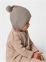 Шапочка детская Amarobaby Pure Love Nice вязаная, коричневый AB-OD23-PLN16/12-38