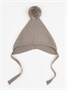Шапочка детская Amarobaby Pure Love Nice вязаная, коричневый AB-OD23-PLN16/12-38
