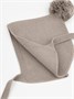 Шапочка детская Amarobaby Pure Love Nice вязаная, коричневый AB-OD23-PLN16/12-38